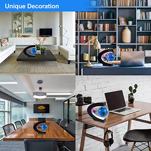 Levitating Globe with LED Lights for Home Office