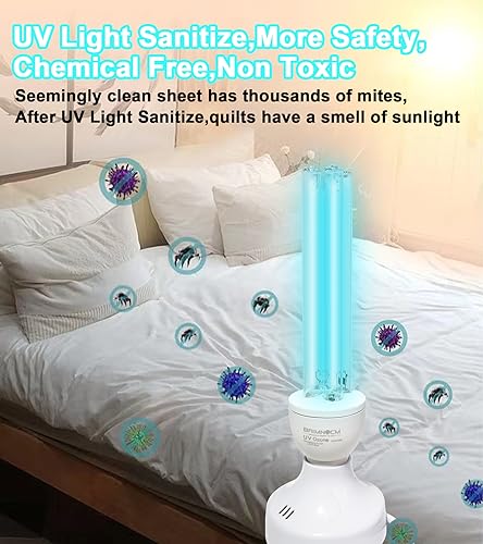 50W UV Light Sanitizer Bulb Set with Remote