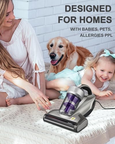 Jimmy Anti-Allergen Bed Vacuum Cleaner with UV-C Light