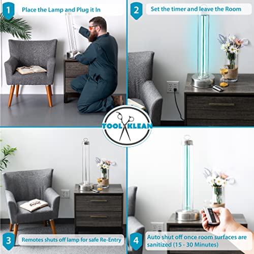 Professional Grade 100W UV-C Sanitizer with Remote Timer