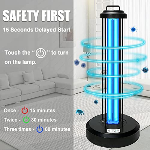 38W UV Sterilizer Lamp with Remote Control