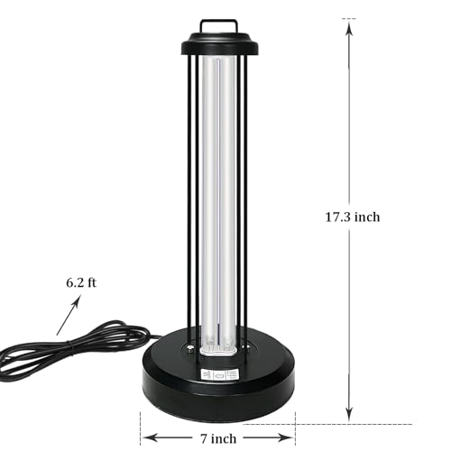 38W UV Sterilizer Lamp with Remote Control