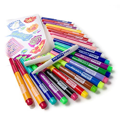 Marvin's Magic 30 Color Changing Magic Pens & 3D Lettering