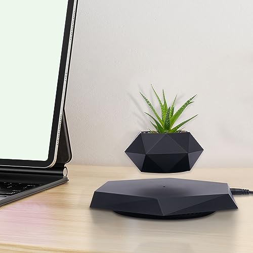 Bacacoo Magnetic Levitating Rotation Flower Pot for Air Plants