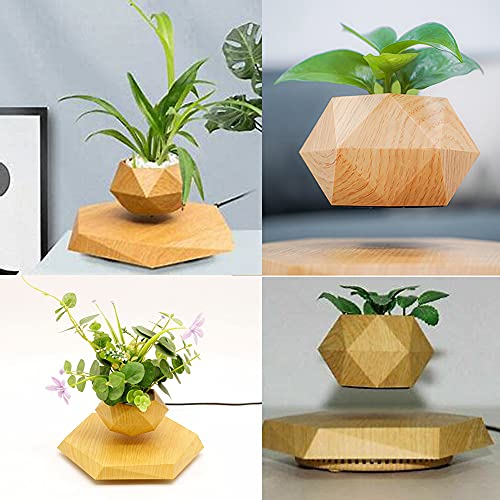 KIYOMING Levitating Hexagon Air Bonsai Plant Pot