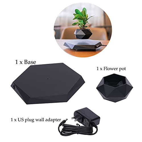 Bacacoo Magnetic Levitating Rotation Flower Pot for Air Plants