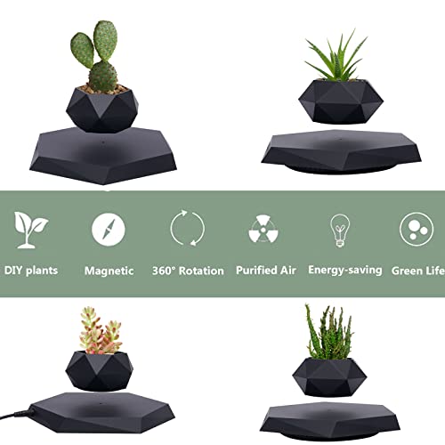 WUPYI Magnetic Levitating Plant Pot for Air Plants