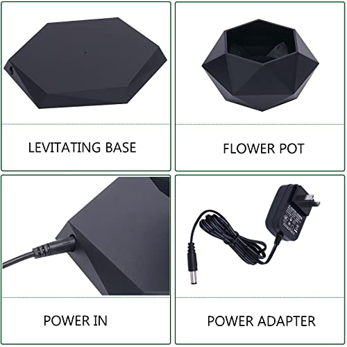 WUPYI Magnetic Levitating Plant Pot for Air Plants