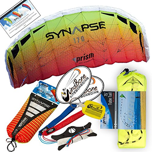 Prism Synapse Foil Power Kite Bundle with Stunt Tail