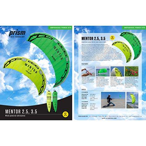 Prism Mentor Three-line Power Kite Ready to Fly