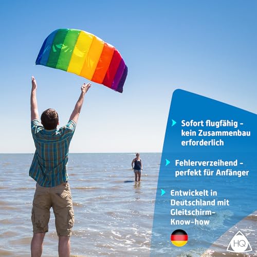 Rainbow Dual Line Foil Stunt Kite HQ Symphony