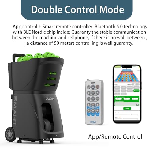 Professional Pickleball Machine with Multiple Training Modes (Red)