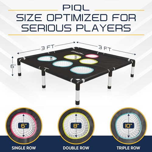 PIQL Pro Pickleball Target Net - Training & Games