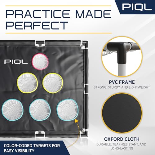 PIQL Pro Pickleball Target Net - Training & Games