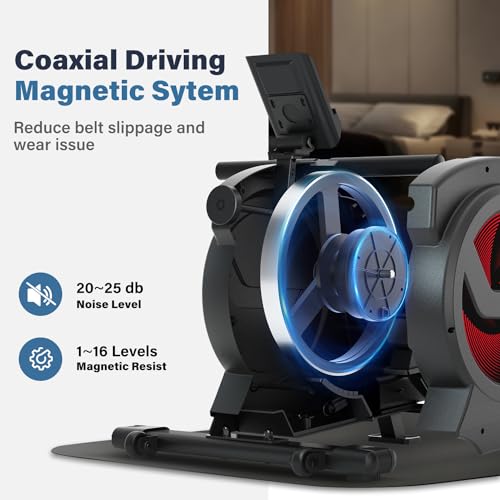 SNODE Magnetic Rowing Machine with 16 Resistance Levels