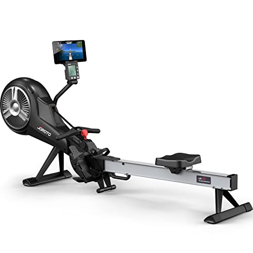 JOROTO Rowing Machine - Air & Magnetic Resistance - Commercial Grade VIP Smart Rower