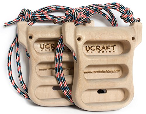 Ucraft Light Portable Wooden Climbing Training Hangboard VIP