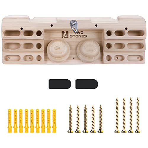 Wooden Hangboard Rock Climbing Pull Up Bar Set