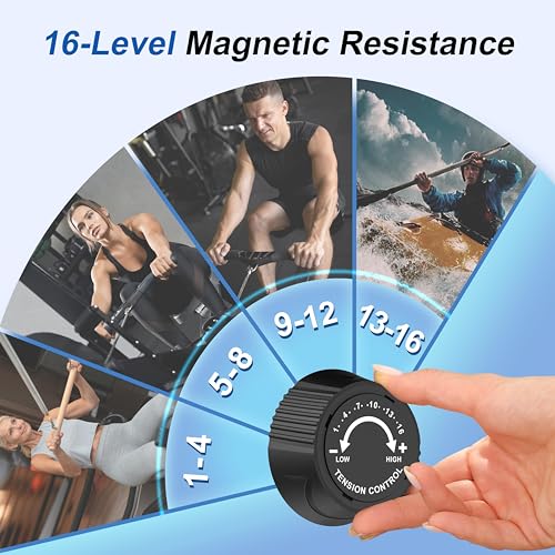 Hartwares Magnetic Rowing Machine with 16 Resistance Levels