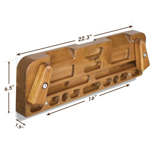 YES4ALL Premium Espresso Climbing Fingerboard VIP Smart Shopper