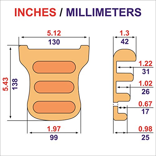 Ucraft Light Portable Wooden Climbing Training Hangboard VIP