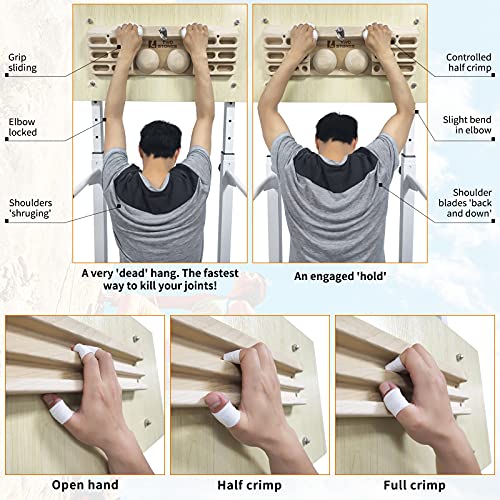 Wooden Hangboard Rock Climbing Pull Up Bar - VIP Smart Shopper