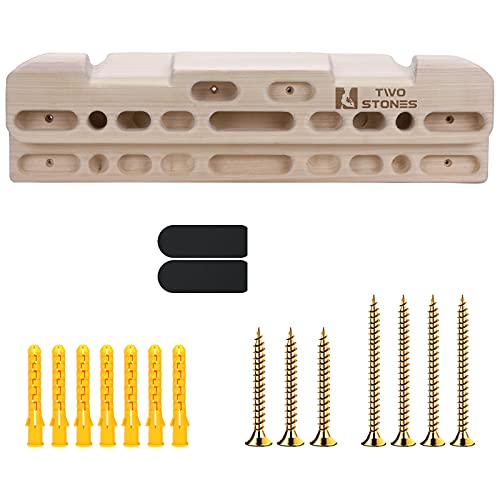 Rock Climbing Wooden Hangboard for Building Core Strength