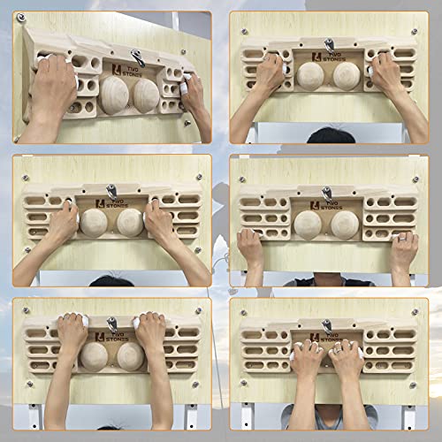 Wooden Hangboard Rock Climbing Pull Up Bar - VIP Smart Shopper