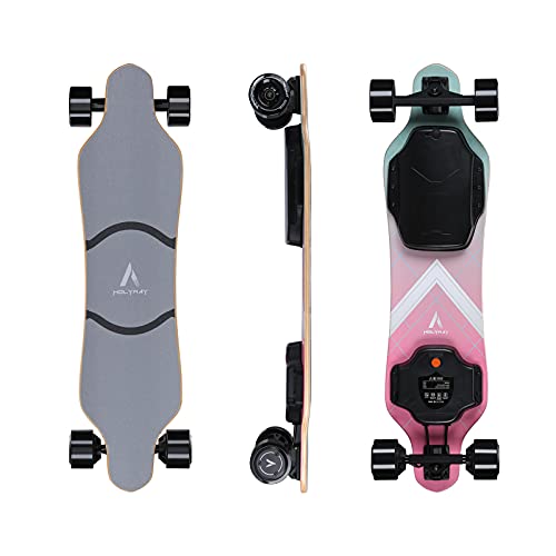 Electric Longboard with Remote Control, 900W Hub-Motor