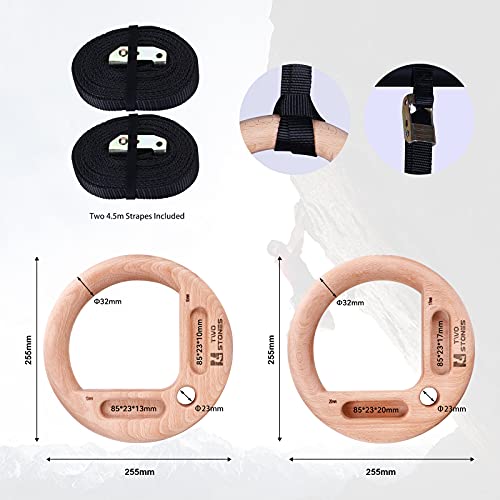 TWO STONES Hangboard: Perfect for Indoor and Outdoor Climbing