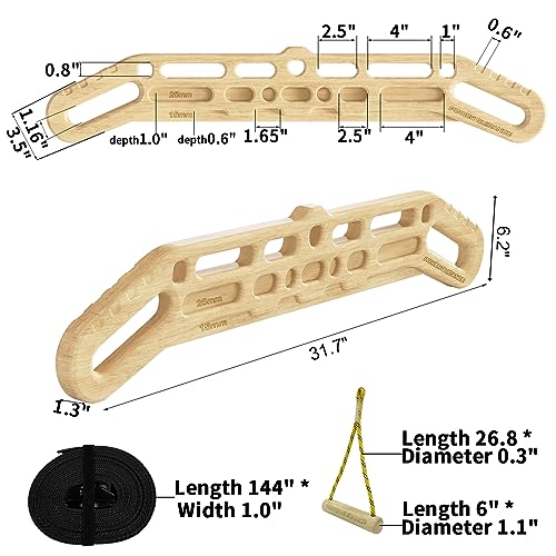 Enhance Finger Grip Strength Hangboard for Indoor/Outdoor Use