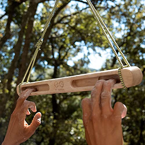 Recycled Wood Vertical Portable Hangboard for Rock Climbing