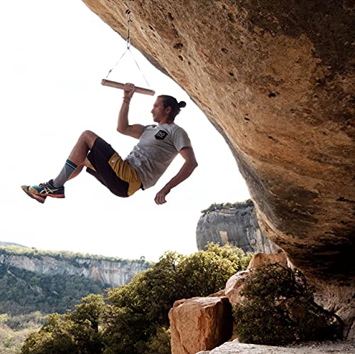 Recycled Wood Vertical Portable Hangboard for Rock Climbing