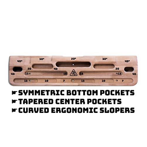 USA-Made Wooden Rock Climbing Hangboards - BuddyBoard Plus