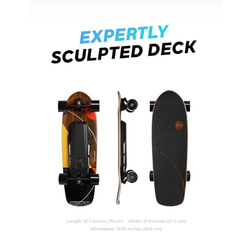 Exway Ripple Electric Skateboard - Top Speed 22mph