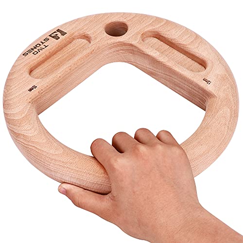 TWO STONES Hangboard: Perfect for Indoor and Outdoor Climbing