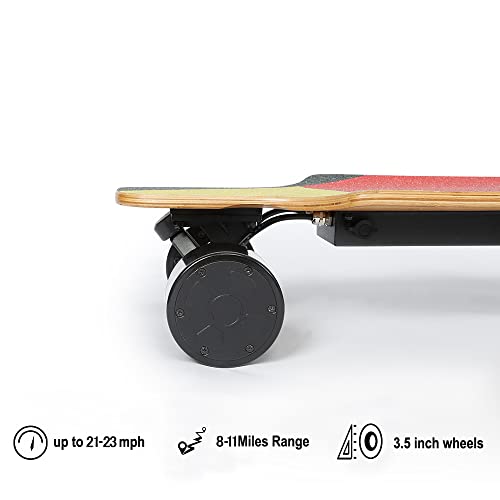 BLITZART Huracane Electric Skateboard Longboard 38" Dual Hub-Motor