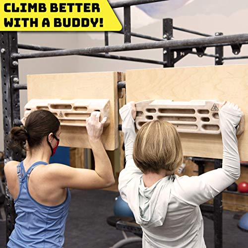 USA-Made Wooden Rock Climbing Hangboards - BuddyBoard Plus