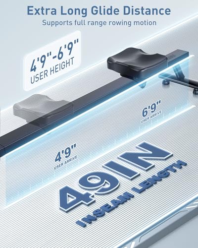 VIP Smart Shopper: Niceday Magnetic Rowing Machine, Bluetooth, 16 Levels