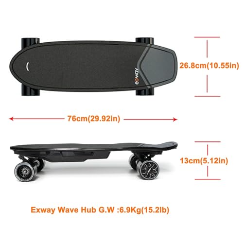Exway Wave Belt 99Wh Electric Skateboard with Remote