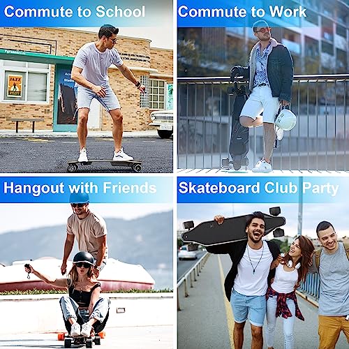 WOWGO Electric Skateboard Longboard 29mph 14 Mile Range