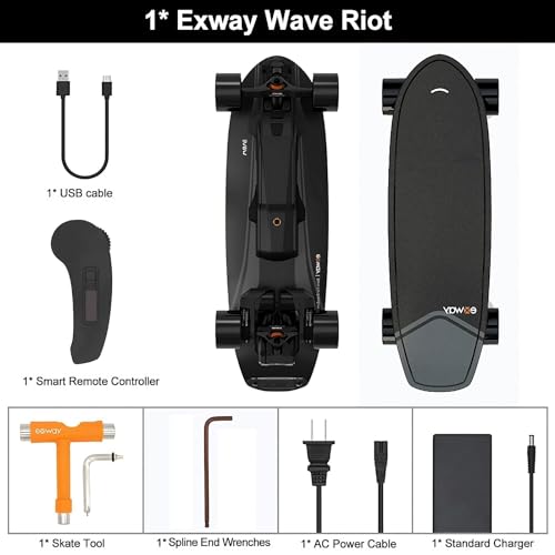 Exway Wave Belt 99Wh Electric Skateboard with Remote