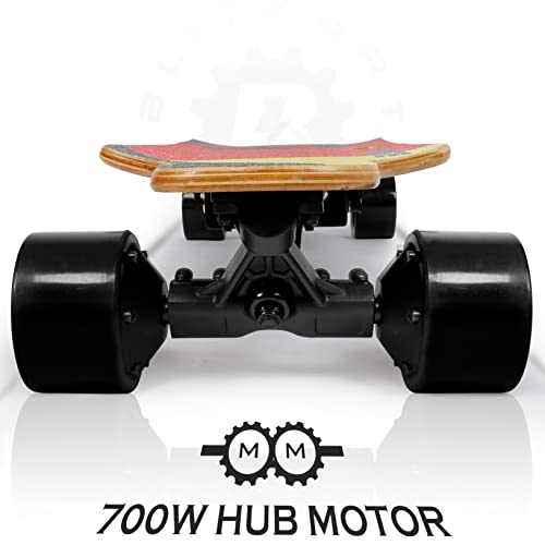 BLITZART Huracane Electric Skateboard Longboard 38" Dual Hub-Motor