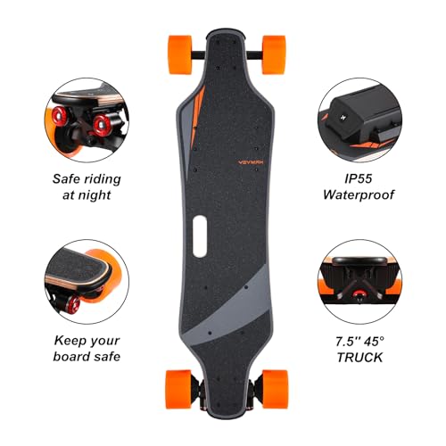 VeyMax Cejour Electric Skateboard: 13 Miles Range, 28 Mph