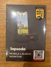 Rapsodo Golf Launch Monitor for iPhone & iPad, Black/Red