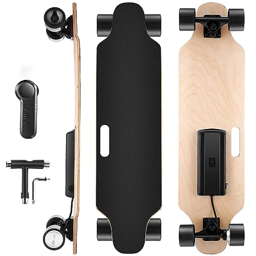 Caroma Electric Skateboard with Remote, 350W Motor