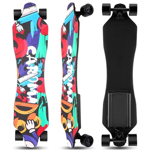 Caroma Electric Skateboard with Remote: Top Speed 12.4MPH