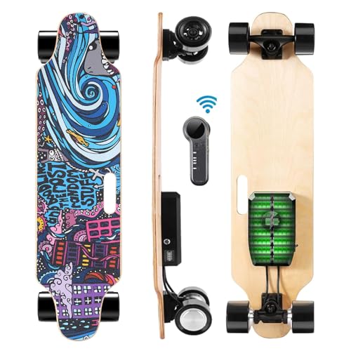 VIP Smart Shopper: Caroma Electric Skateboard, 700W, 18.6MPH Speed