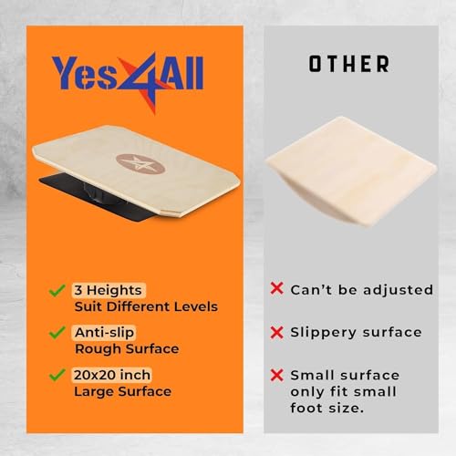 Yes4All Professional Rocker Board with 3 Levels