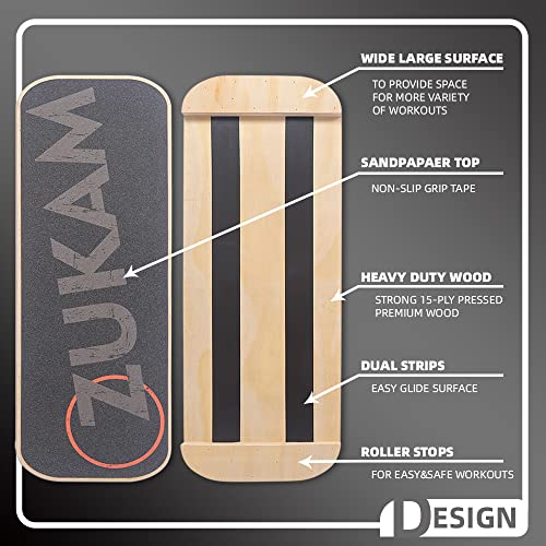 ZUKAM Balance Board Trainer for Core Stability Training